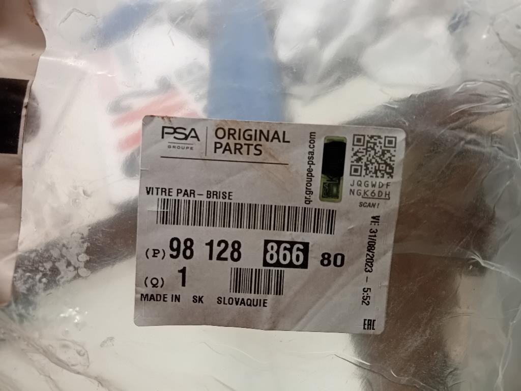 Parabrezza 9812886680 Citroen C3 III 2016