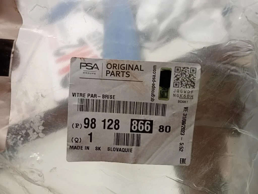 Parabrezza 9812886680 Citroen C3 III 2016