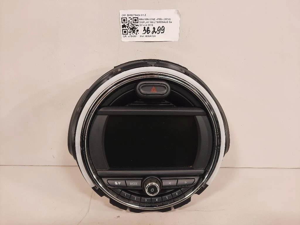Display Multimediale BM9279424 01 Z Mini MINI ONE F55 2014
