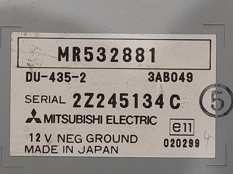 Display Multimediale MR532881 Mitsubishi Pajero III 2000