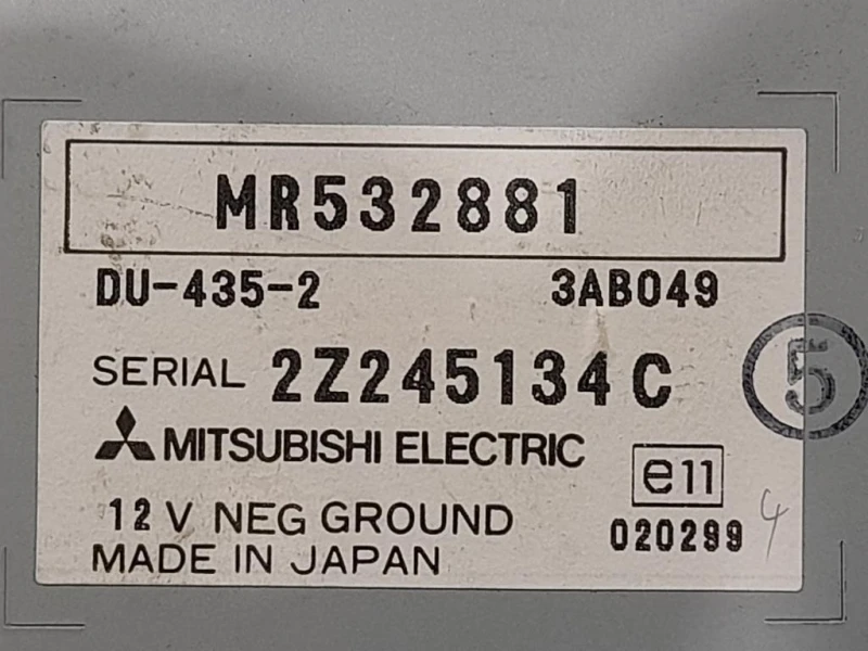 Display Multimediale MR532881 Mitsubishi Pajero III 2000