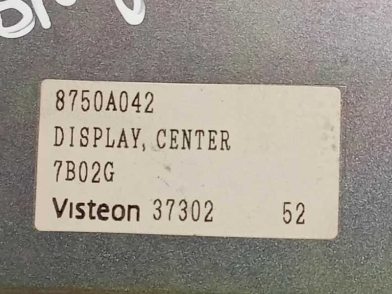 Display Multimediale 8750A042 Mitsubishi Pajero IV 2007