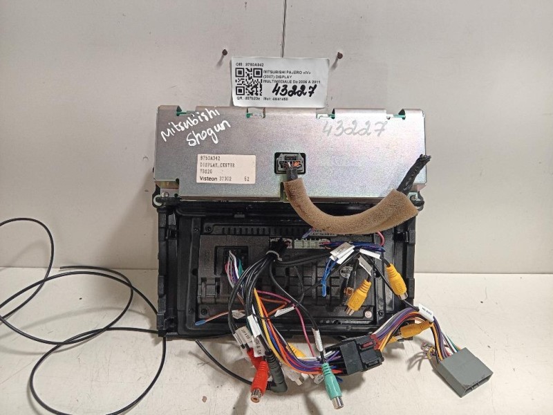 Display Multimediale 8750A042 Mitsubishi Pajero IV 2007