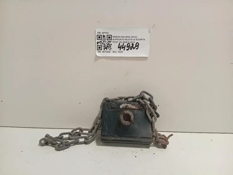 Supporto Ruota DI Scorta POST SUPPORTO RUOTA DI SCORTA POST Nissan Navara 2010