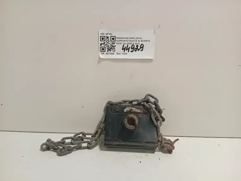 Supporto Ruota DI Scorta POST SUPPORTO RUOTA DI SCORTA POST Nissan Navara 2010