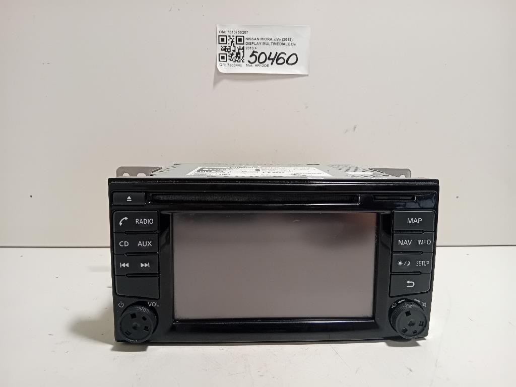 Display Multimediale 7513750207 Nissan Micra IV 2013