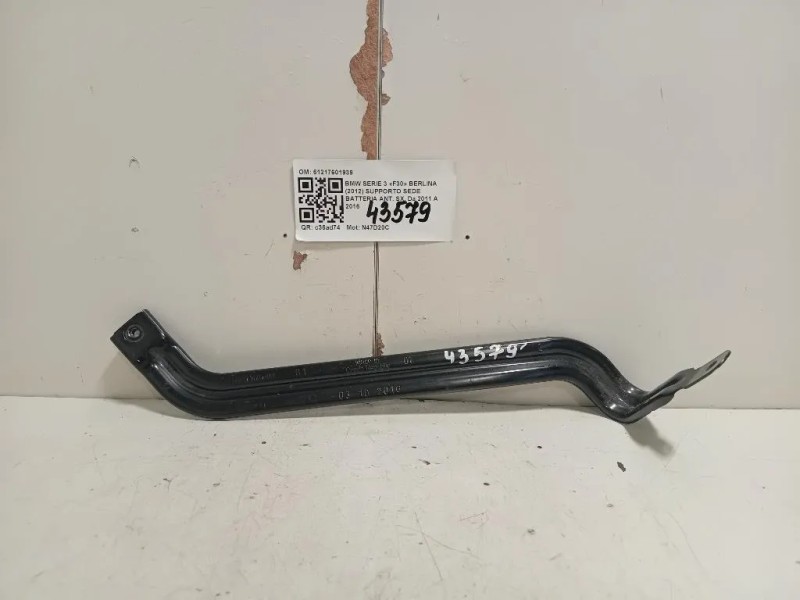 Supporto SEDE Batteria ANT SX 61217601939 Bmw Serie 3 F30 Berlina 2012