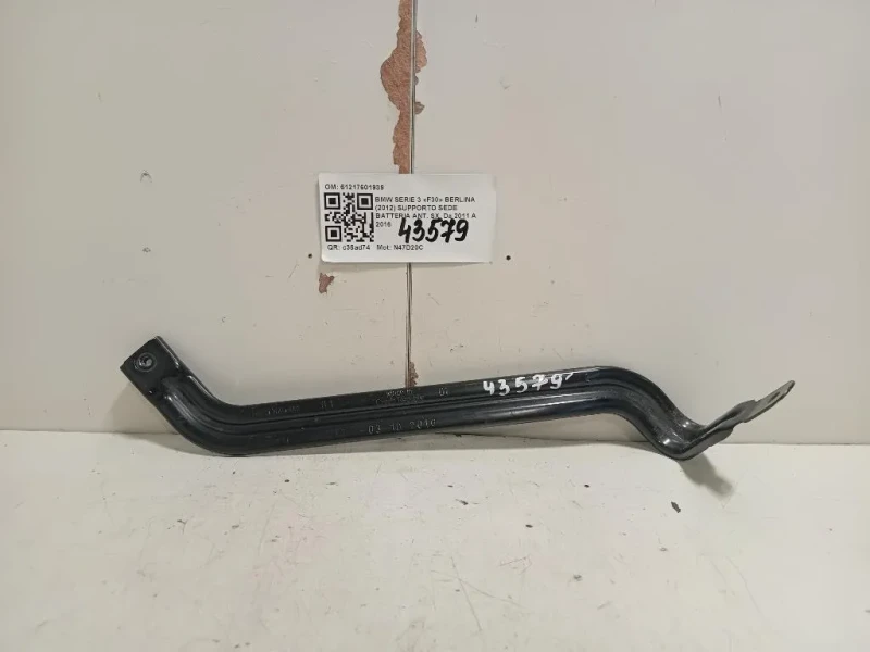 Supporto SEDE Batteria ANT SX 61217601939 Bmw Serie 3 F30 Berlina 2012