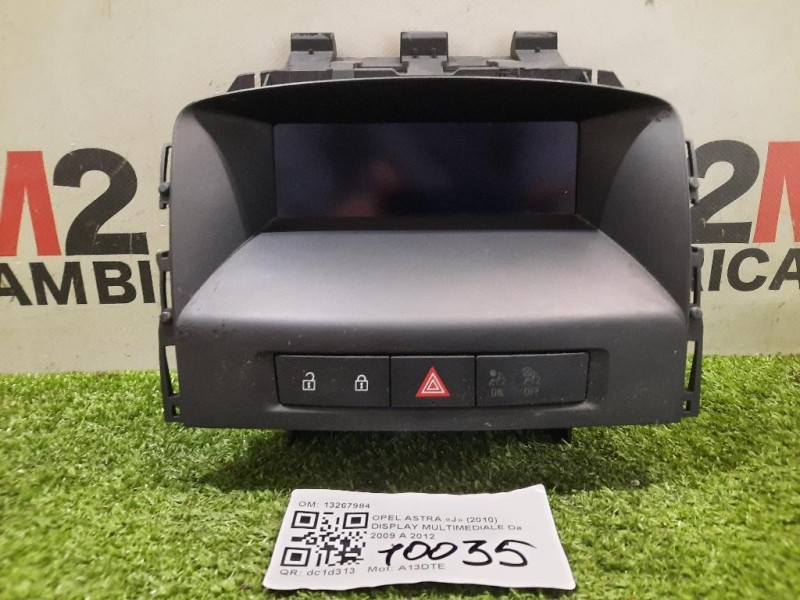 Display Multimediale 13267984 Opel Astra J 2010
