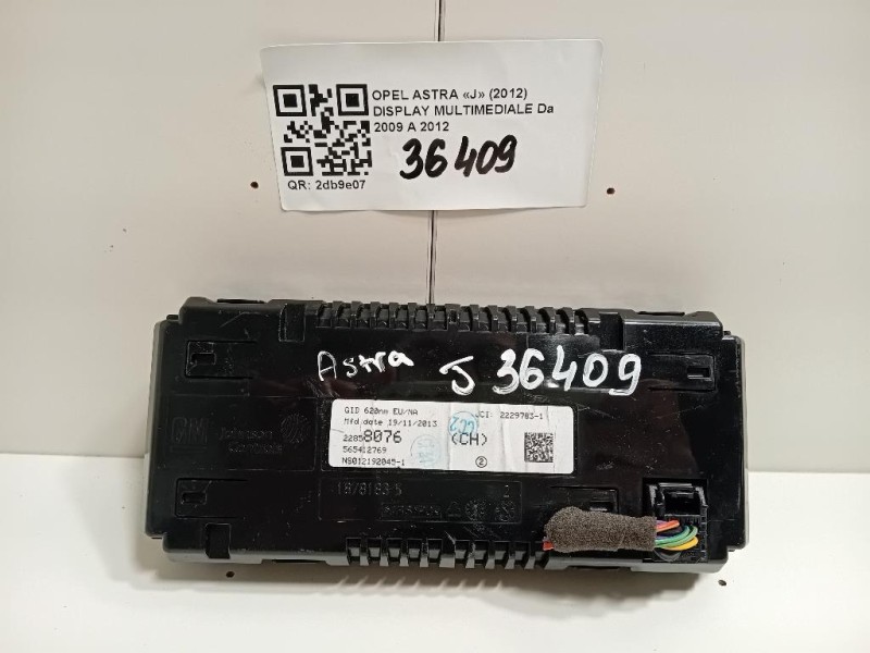 Display Multimediale Opel Astra J 2012