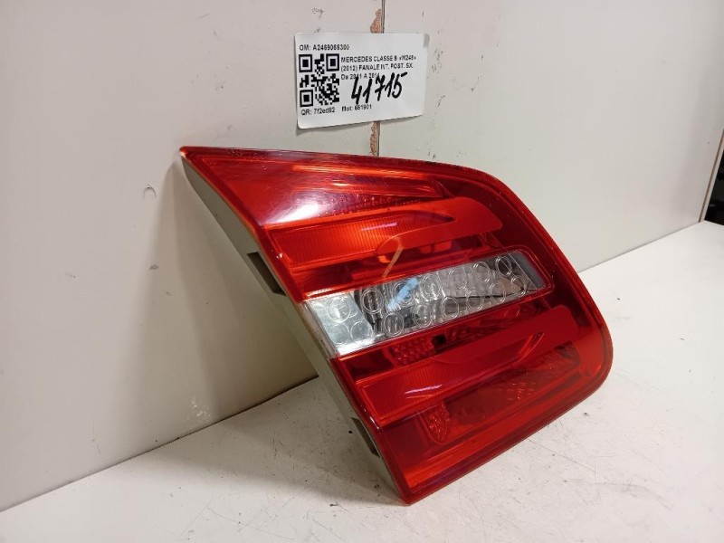 Fanale INT POST SX A2469066300 Mercedes Classe B W246 2012