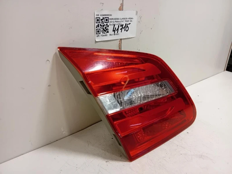 Fanale INT POST SX A2469066300 Mercedes Classe B W246 2012