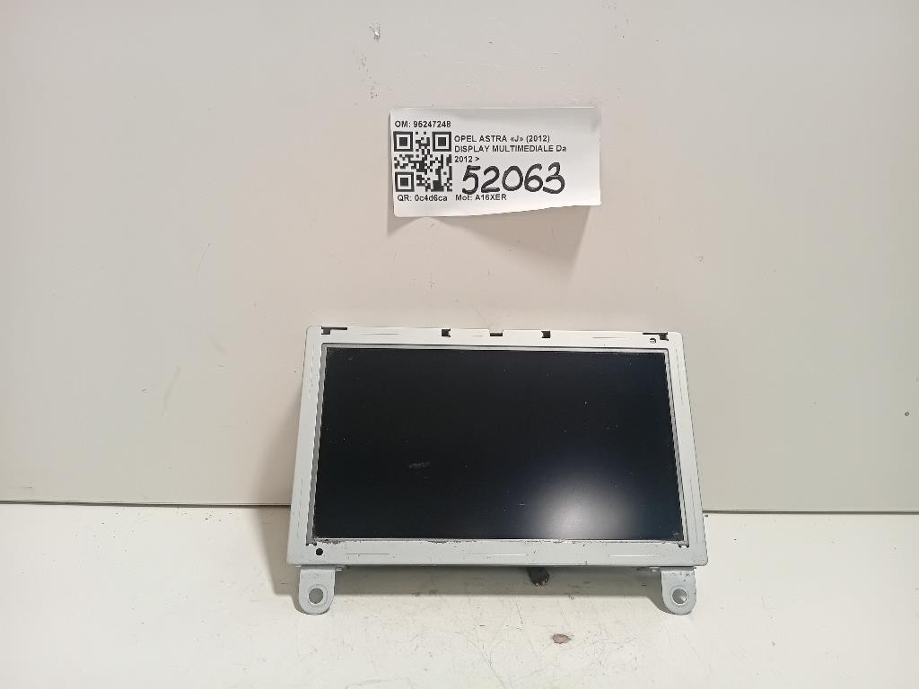 Display Multimediale 95247248 Opel Astra J 2012