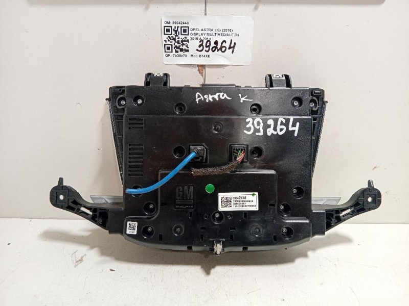 Display Multimediale 39042448 Opel Astra K 2016