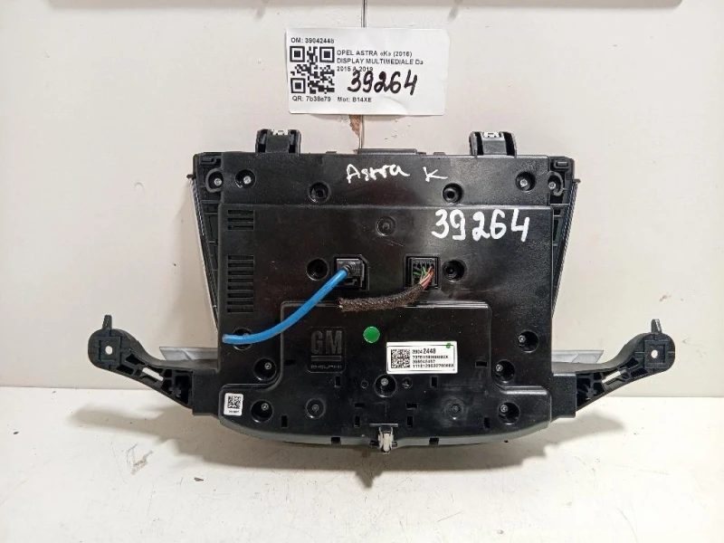 Display Multimediale 39042448 Opel Astra K 2016
