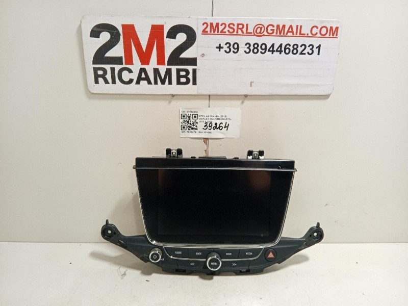 Display Multimediale 39042448 Opel Astra K 2016