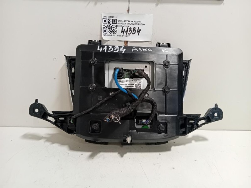Display Multimediale 42342511 Opel Astra K 2016