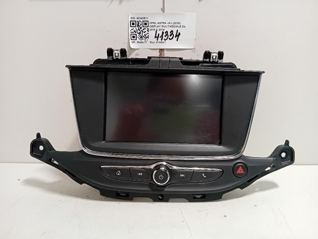 Display Multimediale 42342511 Opel Astra K 2016
