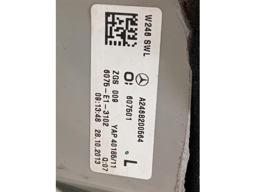Fanale INT POST SX A2468200564 Mercedes Classe B W246 2012