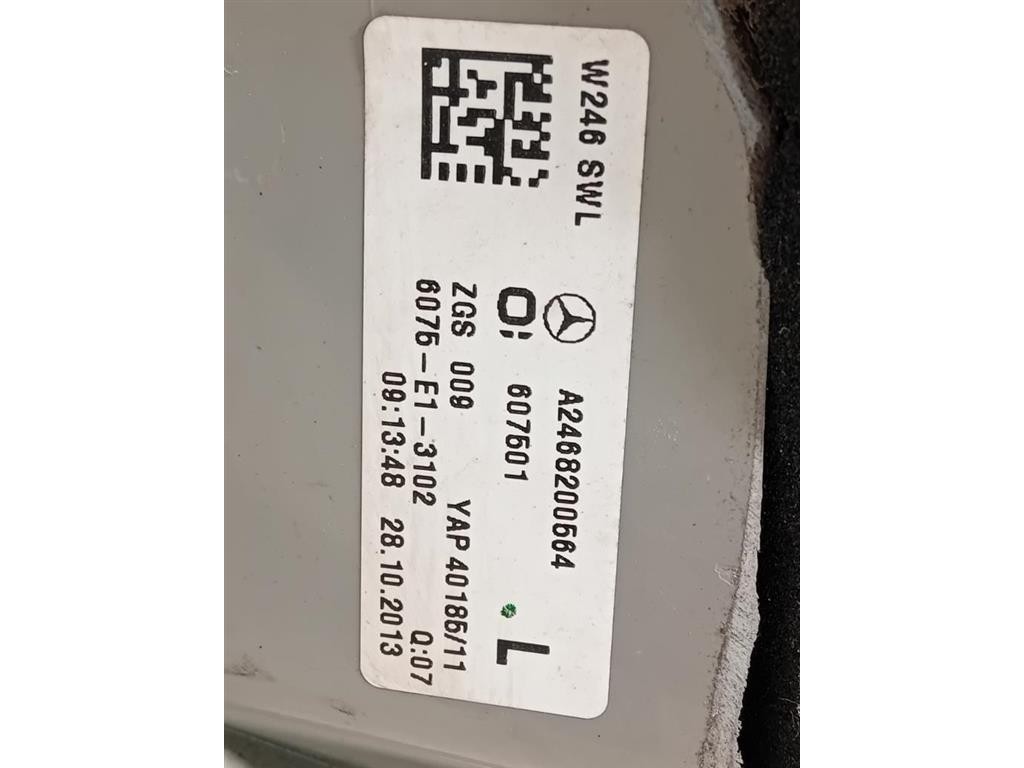 Fanale INT POST SX A2468200564 Mercedes Classe B W246 2012