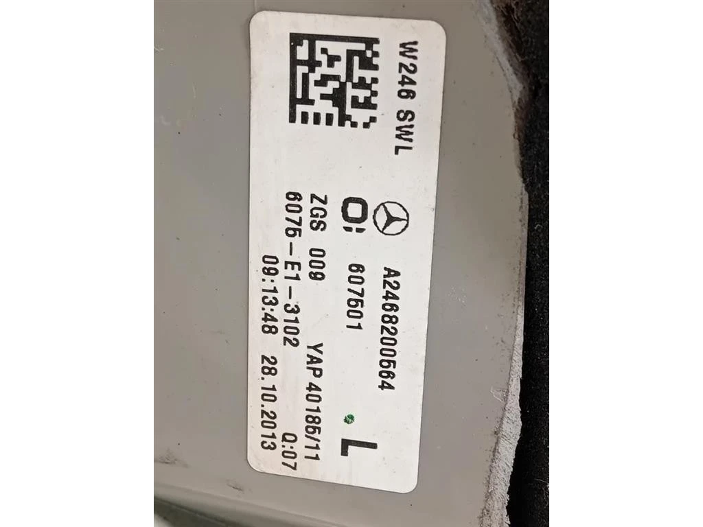 Fanale INT POST SX A2468200564 Mercedes Classe B W246 2012