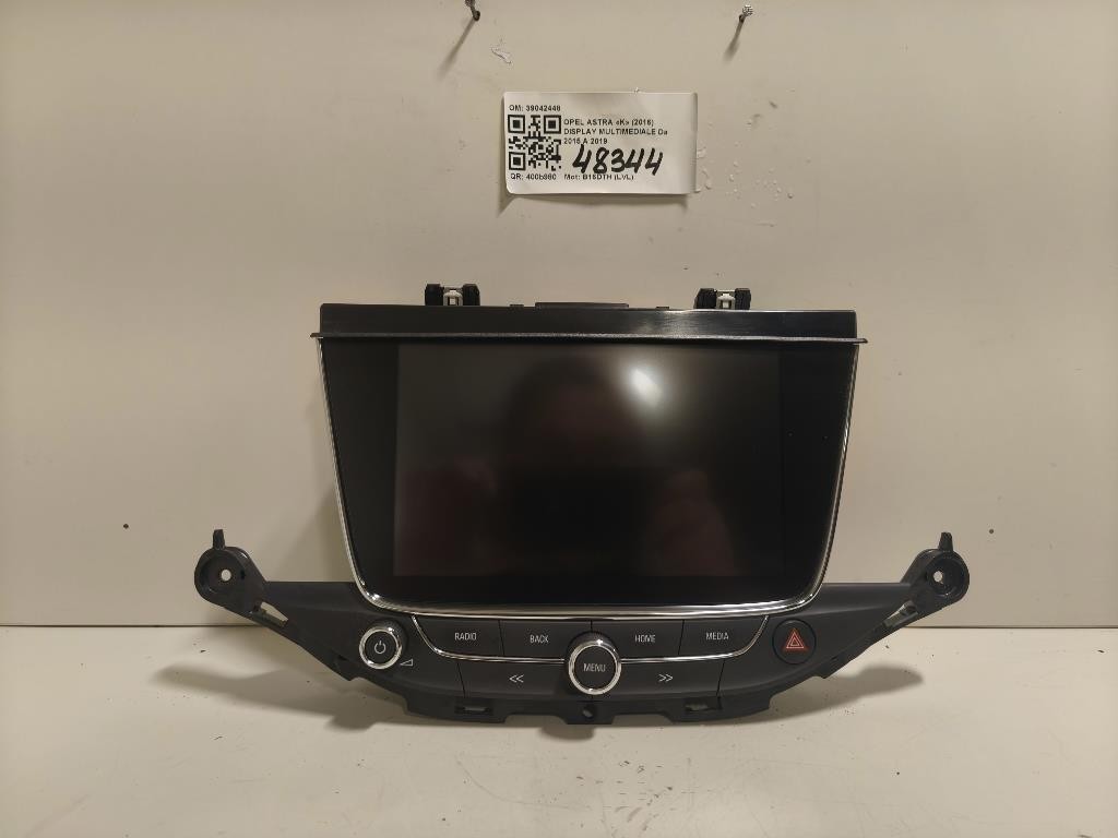 Display Multimediale 39042448 Opel Astra K 2016