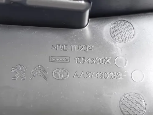 Supporto Spoiler Paraurti ANT DX 1615049480 Citroen Jumpy IV 2016