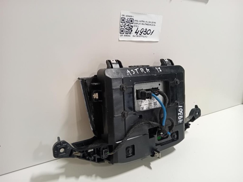 Display Multimediale 42342511 Opel Astra K SW 2016