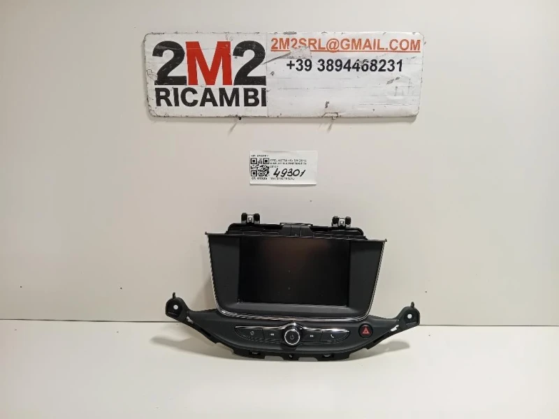Display Multimediale 42342511 Opel Astra K SW 2016