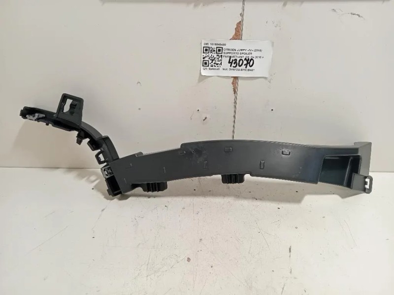 Supporto Spoiler Paraurti ANT DX 1615049480 Citroen Jumpy IV 2016