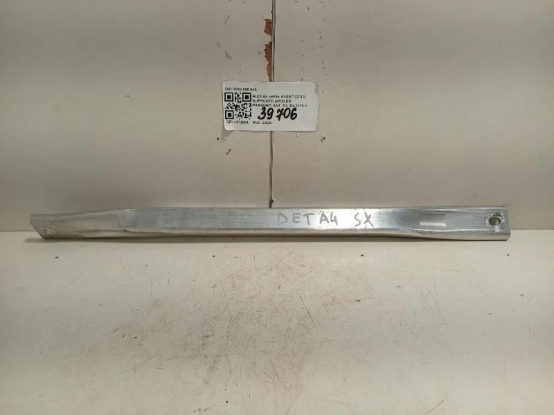 Supporto Spoiler Paraurti ANT SX 8W0 805 645 Audi A4 8K5 Avant 2012