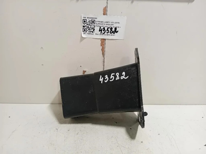 Supporto Spoiler Paraurti ANT SX 9808868080 SX Citroen Jumpy IV 2016
