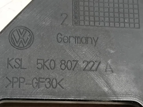 Supporto Spoiler Paraurti ANT SX 5K0 807 227 A STAFFA FARO Volkswagen GOLF VI 2009