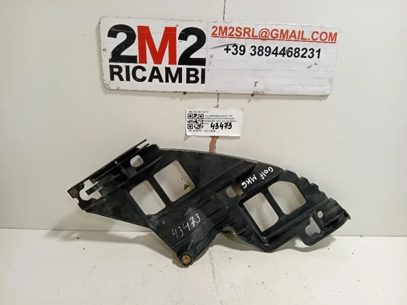 Supporto Spoiler Paraurti ANT SX 5K0 807 227 A STAFFA FARO Volkswagen GOLF VI 2009