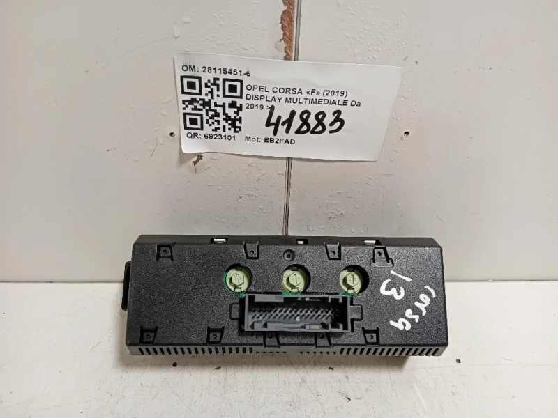 Display Multimediale 28115451-6 Opel Corsa F 2019
