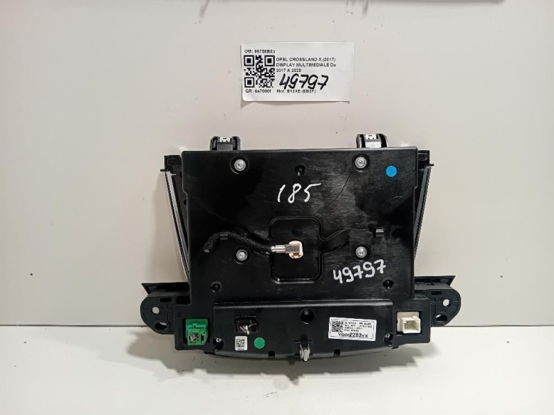 Display Multimediale 86758B03 Opel Crossland X 2017