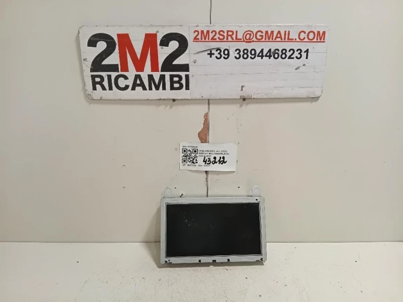 Display Multimediale 14799430 Opel Insignia A 2009