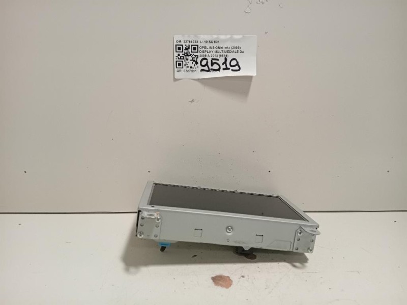Display Multimediale 22764032 Opel Insignia A 2009