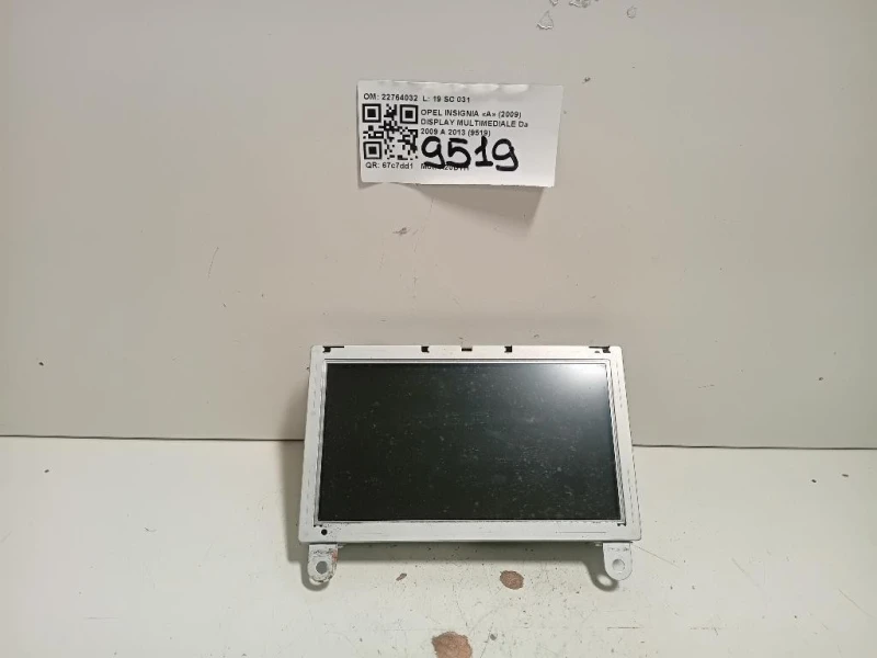 Display Multimediale 22764032 Opel Insignia A 2009