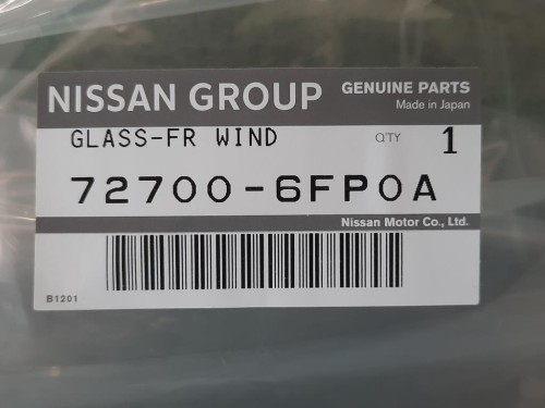 Parabrezza 72700-6FPOA Nissan X-trail II 2007