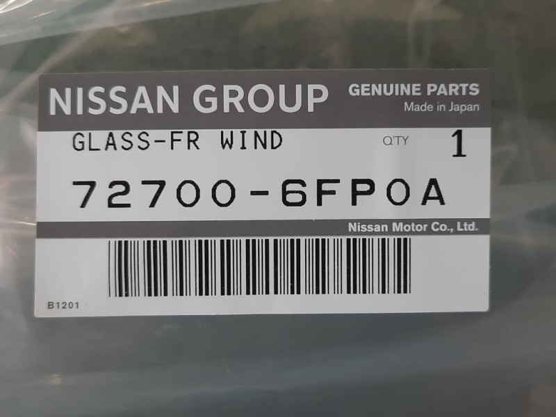 Parabrezza 72700-6FPOA Nissan X-trail II 2007