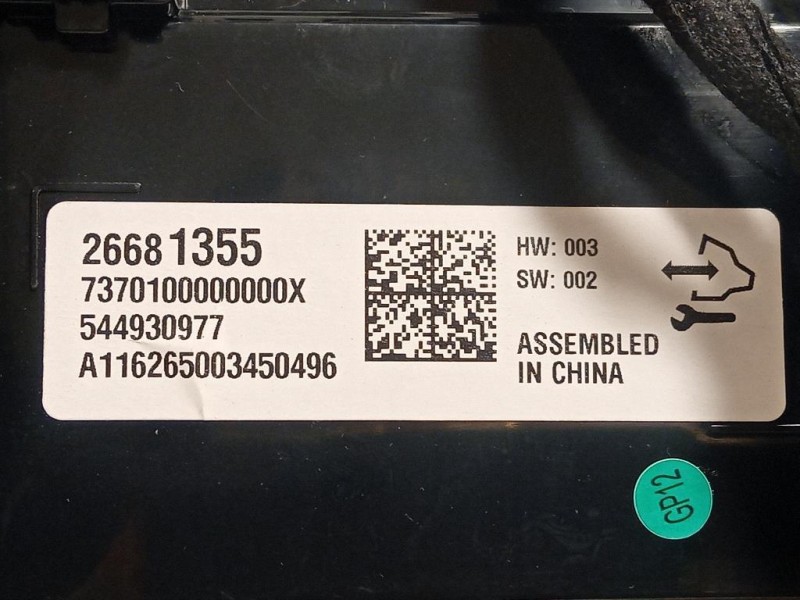 Display Multimediale 26681355 Opel Insignia B Grand Sport 2017