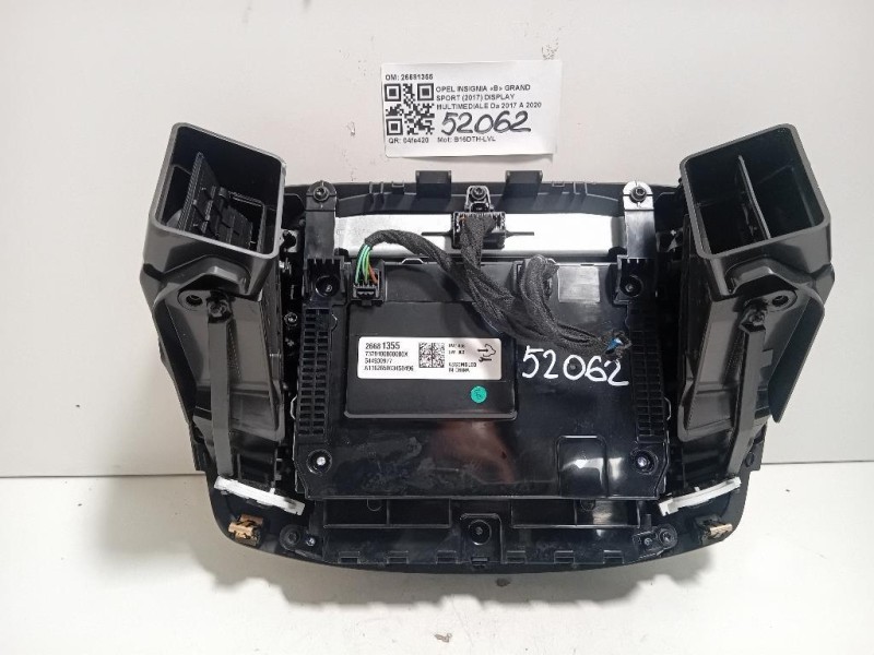Display Multimediale 26681355 Opel Insignia B Grand Sport 2017