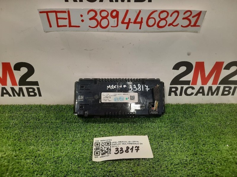 Display Multimediale 565412769 Opel Meriva B 2014