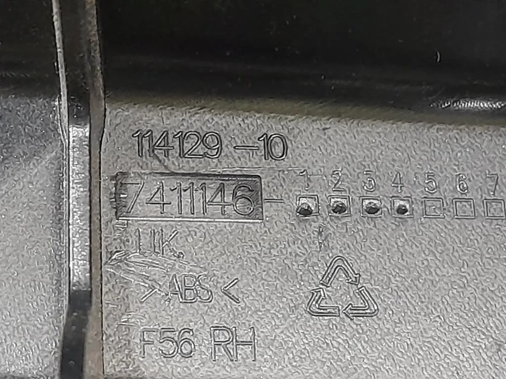 Supporto Spoiler Paraurti POST DX 7411146 Mini MINI Cooper F56 2014