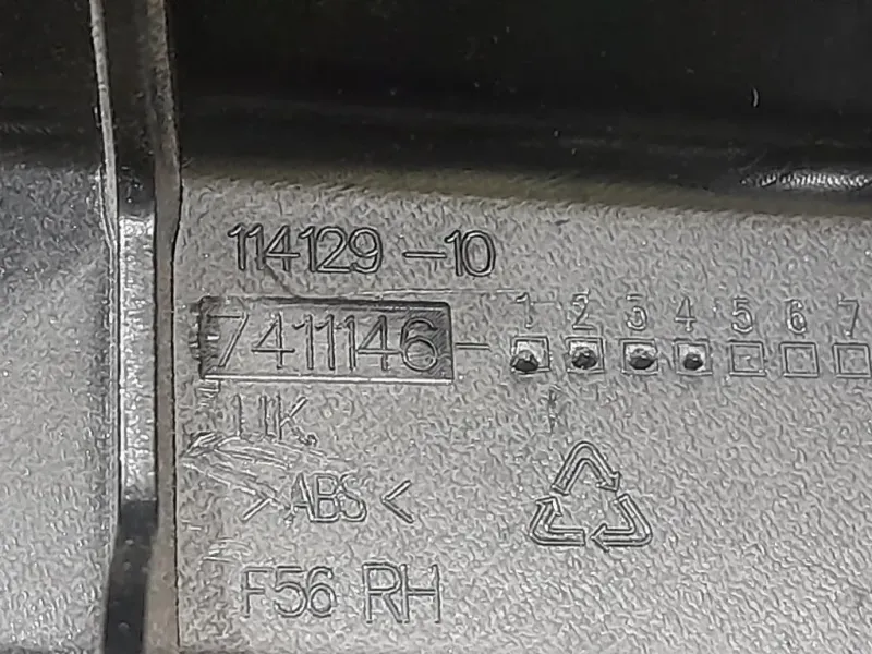 Supporto Spoiler Paraurti POST DX 7411146 Mini MINI Cooper F56 2014