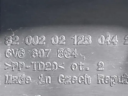 Supporto Spoiler Paraurti POST DX 6V6 807 864 Skoda Fabia NJ3 2018