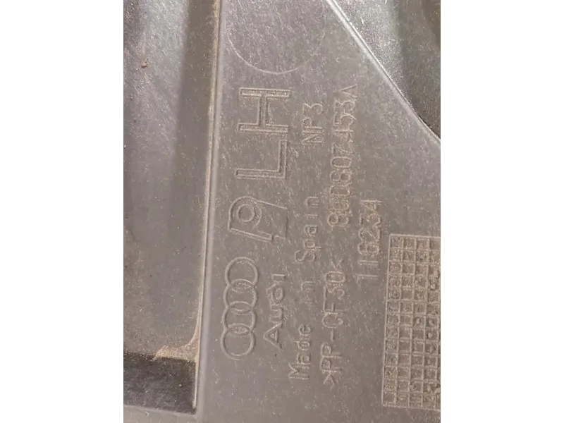 Supporto Spoiler Paraurti POST SX 8U0807453A SNISTRO SX Audi Q3 8UB 2012