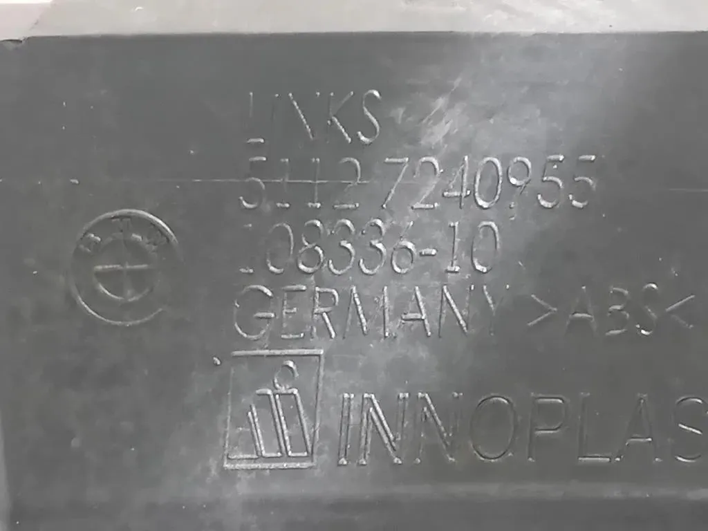 Supporto Spoiler Paraurti POST SX 51127240955 Bmw Serie 1 F20 Berlina 2012