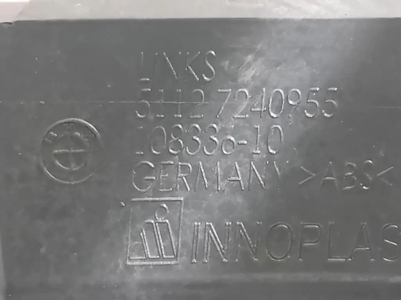 Supporto Spoiler Paraurti POST SX 51127240955 Bmw Serie 1 F20 Berlina 2012